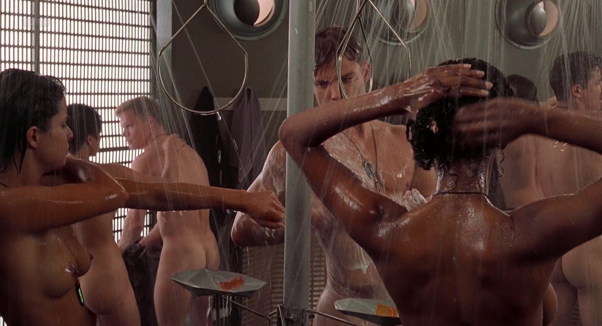 Starship troopers nude shower scene