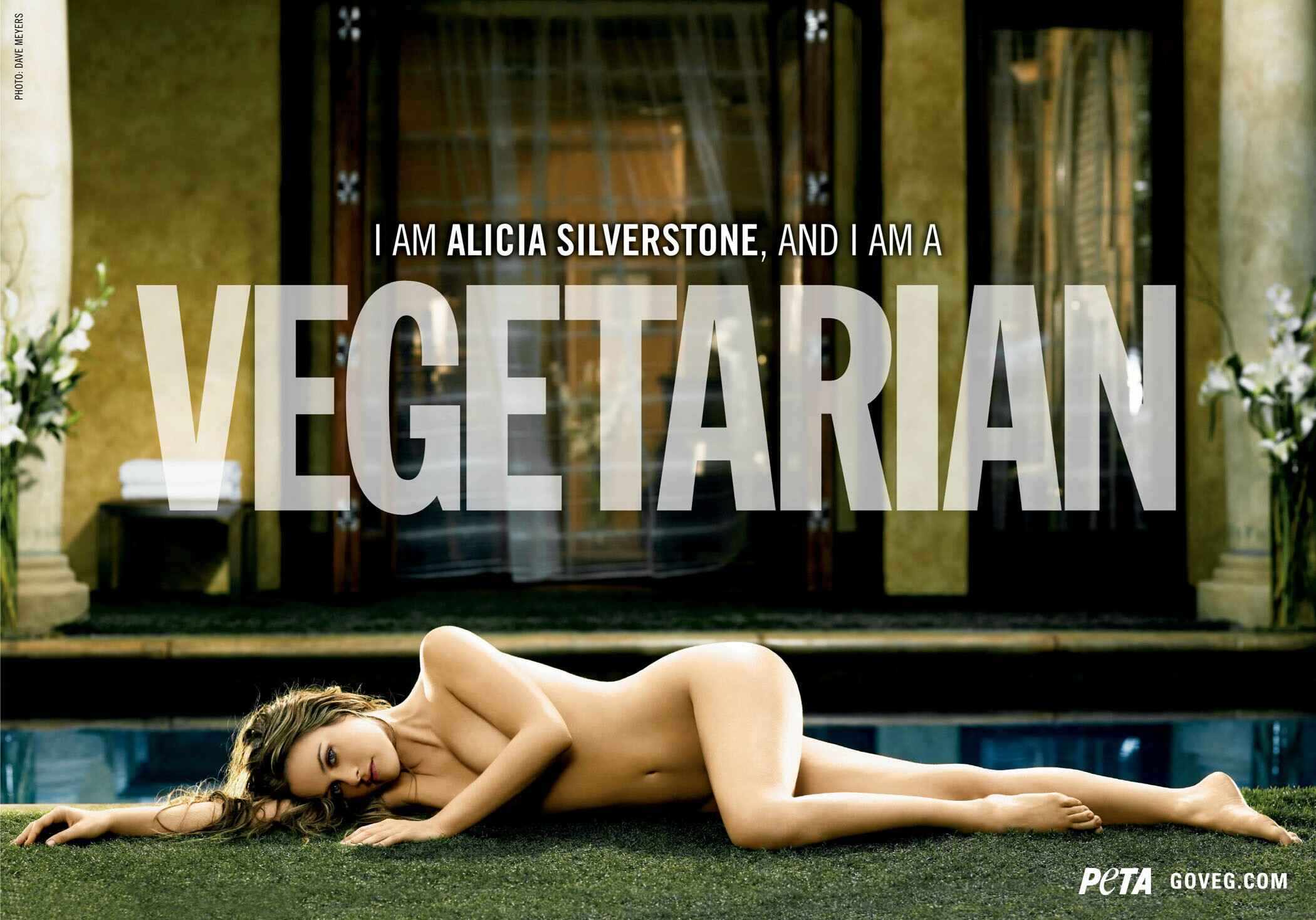 Goveg.com - Alicia Silverstone Commercial nude pics.