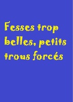 Fesses trop belles, petits trous forcés (1985) Обнаженные сцены